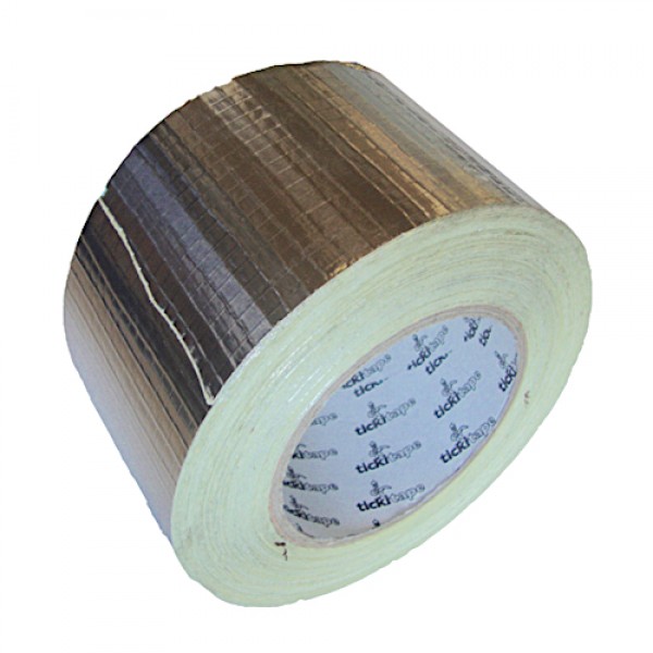 48mm Metallised X Weave Tape Heat Resistant (Small Square) 46m
